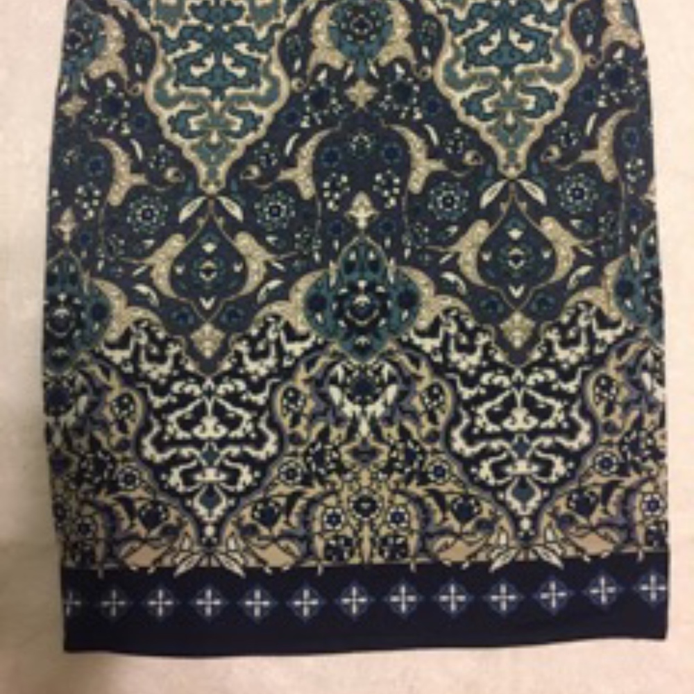 Patterned Knit Skirt